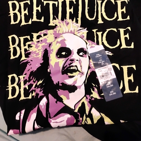 🖤🤍 NWT Mens New Beetlejuice 3X Clothing Gear Hoodie Tshirt Rain Snow - Picture 5 of 8